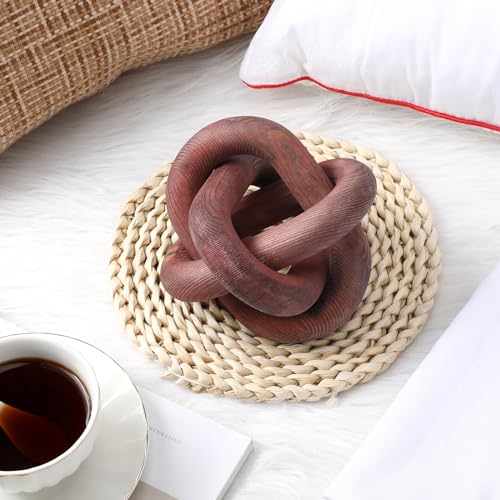 Black Wood Chain Link Decor G915770