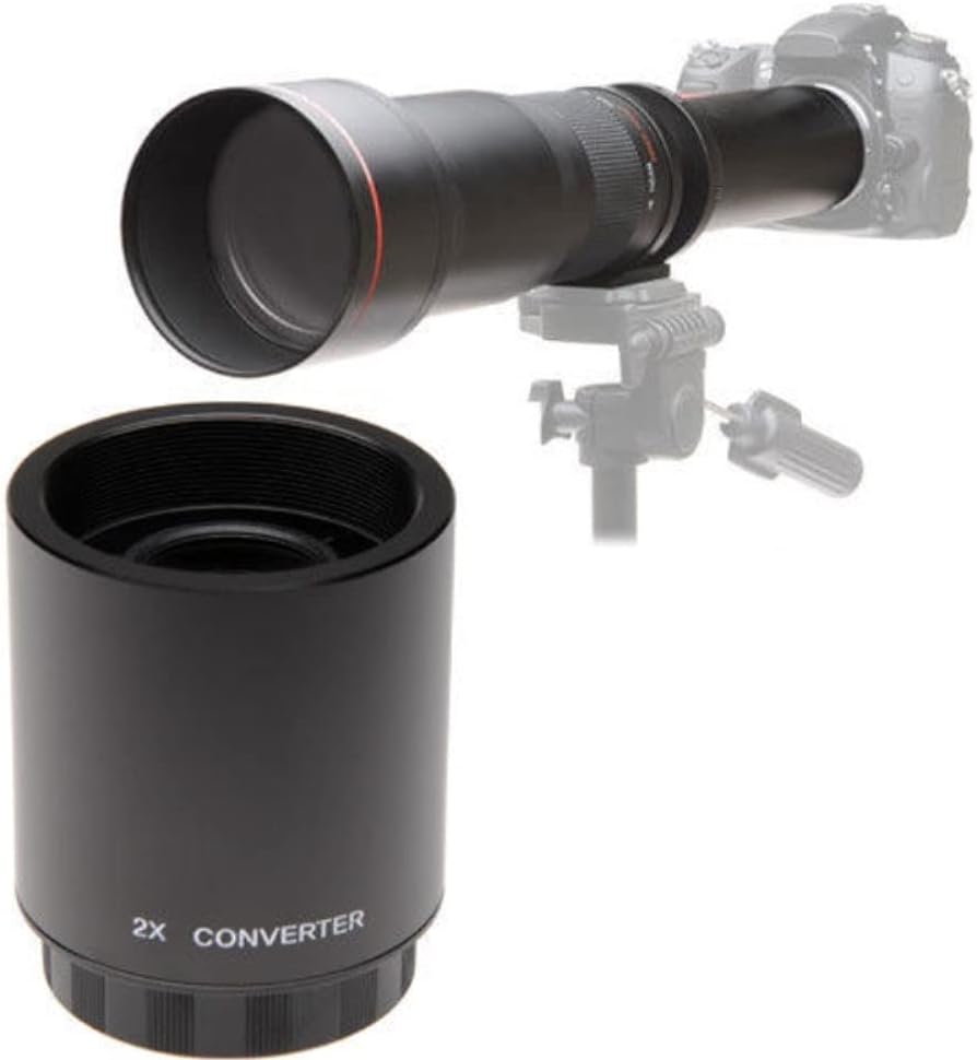 2X Teleconverter Lens Adapter for T-Mount Telephoto Lenses N156178