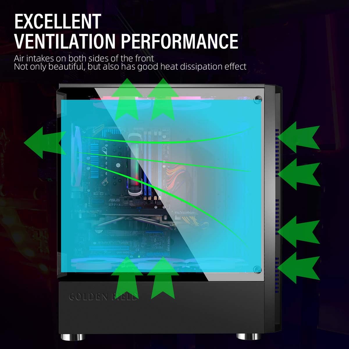 ATX Gaming PC Case with Side Window U106