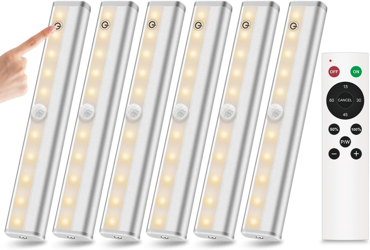 Remote Control Under Cabinet Lights 6 Pack N30721