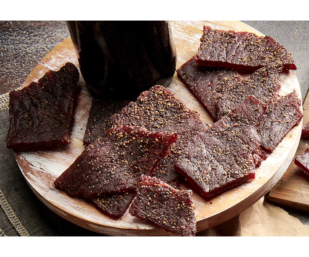 Black Peppered Beef Jerky Strips, 30-Count, 15-Ounce I698342
