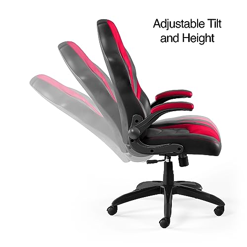 Gaming Chair Black and Red N55398