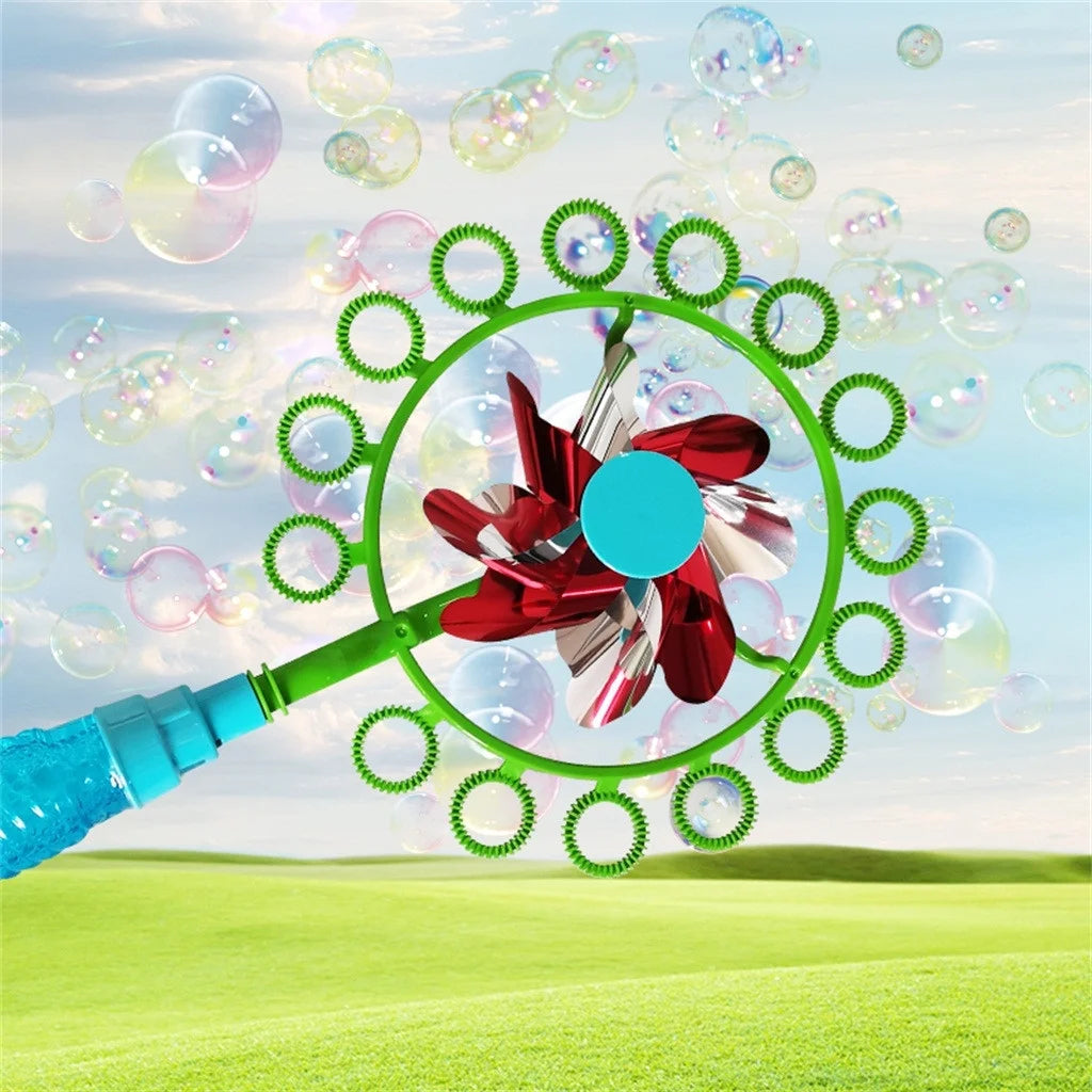 2-in-1 Bubble Stick Windmill Magic Portable Bubble Wand 20Ml L15910
