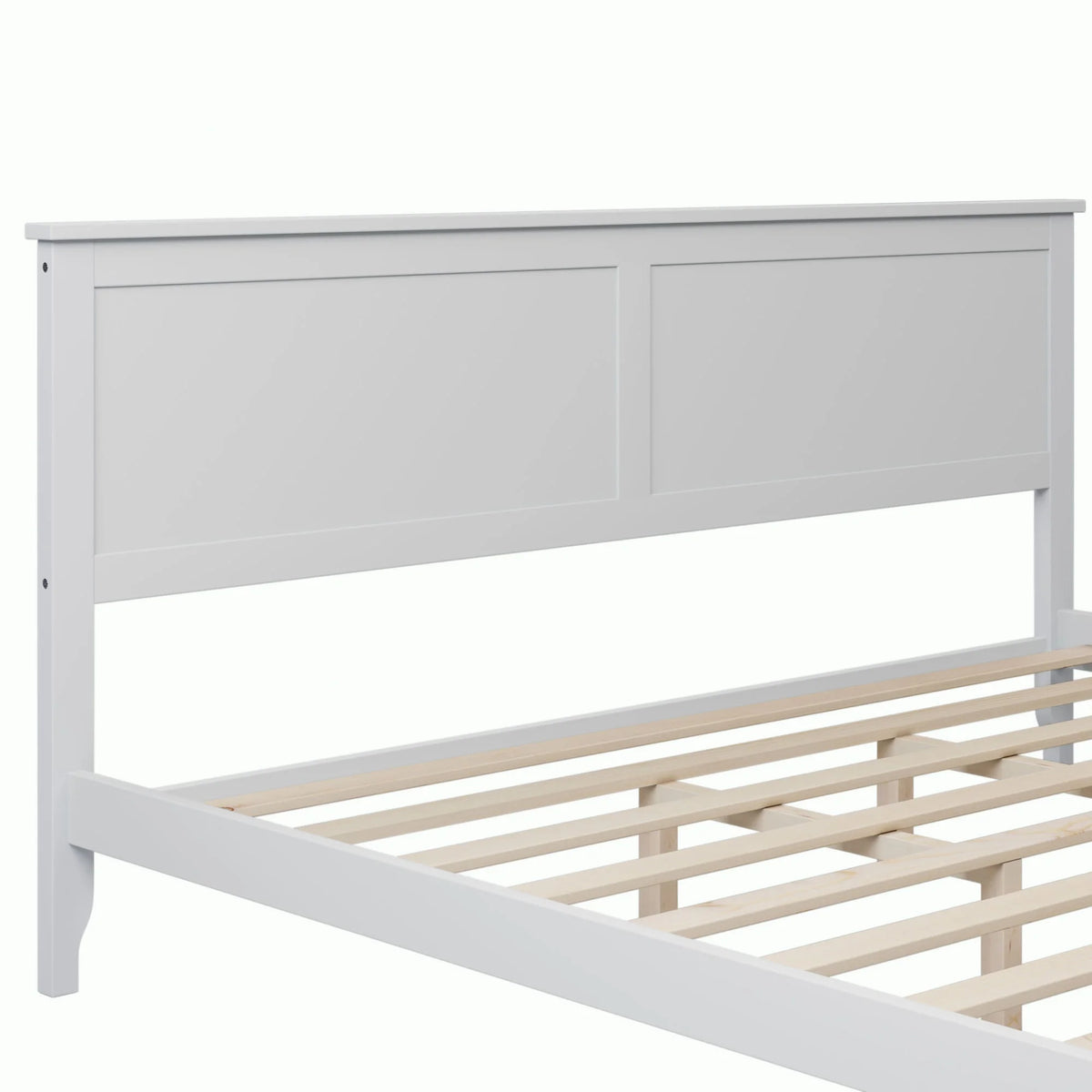 Solid Wood King Platform Bed N320