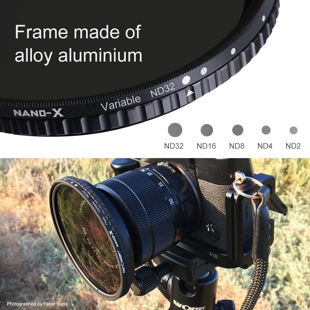 77mm Variable ND Filter ND2 to ND32 K380300