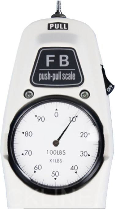 Analog Mechanical Force Gauge, 100 lb U4258