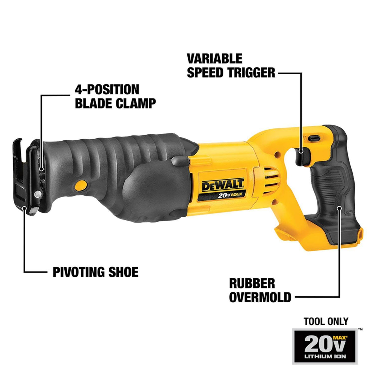 20V MAX Lithium-Ion Reciprocating Saw Z493564