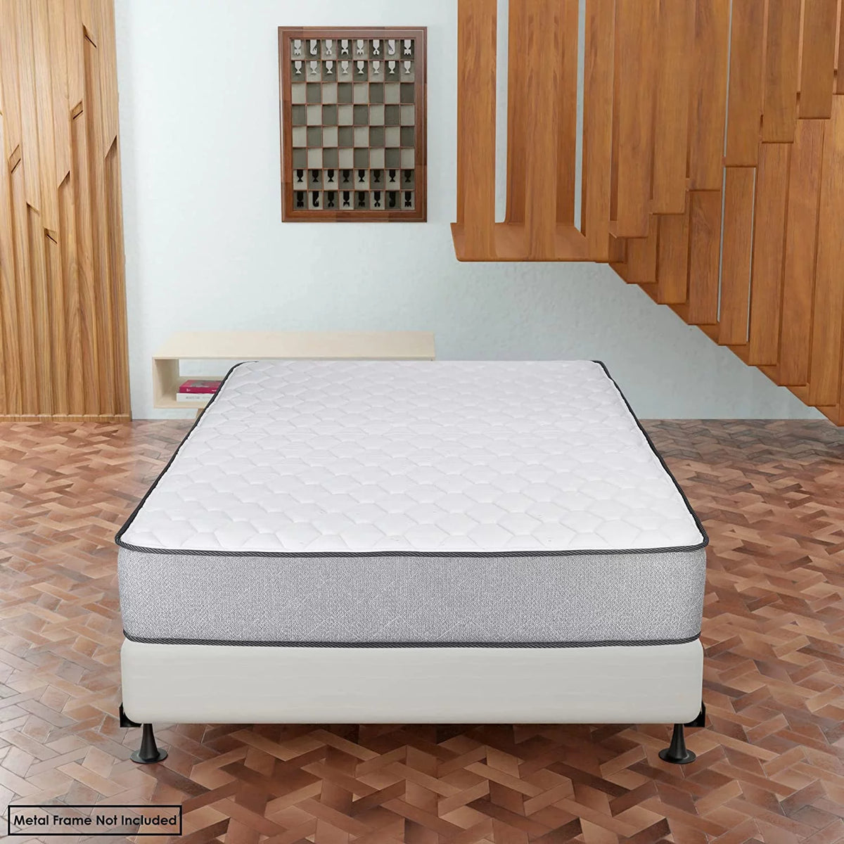 White 4.5-Inch Wood Box Spring R710903