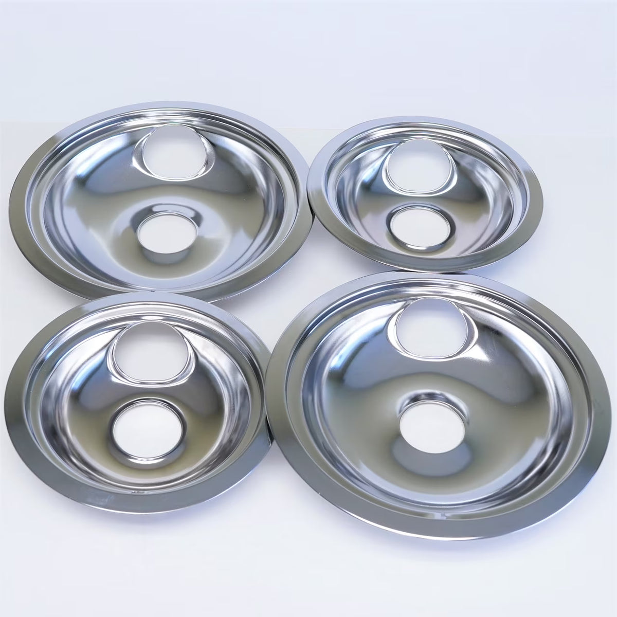 Chrome Range Burner Bibs Bowls PKG 2 O336379