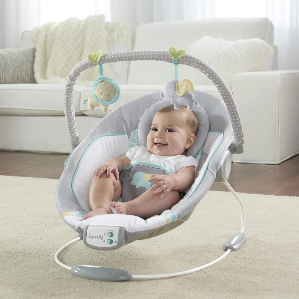 Baby Bouncer with Vibrating Infant Seat & Music T497900