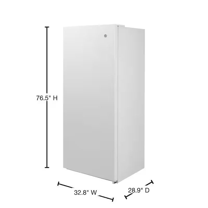 21.3 cu. ft. Frost Free Upright Freezer in White R6478