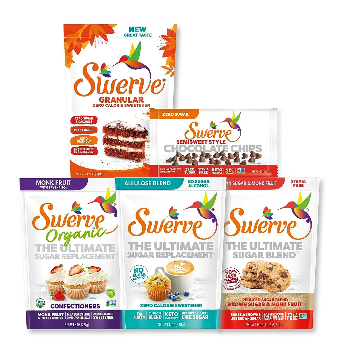 Powdered Sugar Substitute Sweetener, Zero Calorie, Keto, 12oz - 2 Pack H438