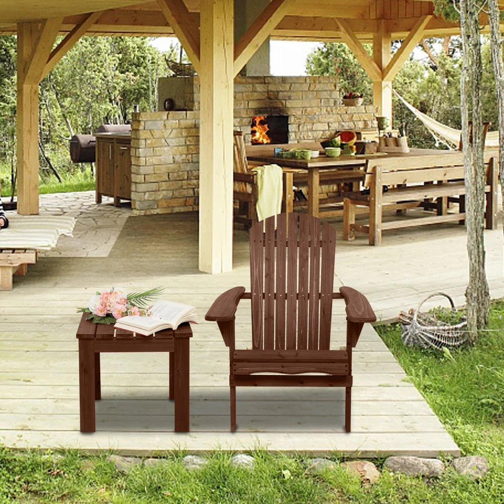 Carbonized Outdoor Folding Chair C41645