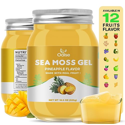 Sea Moss Gel 18.5 Ounce Pineapple D3435