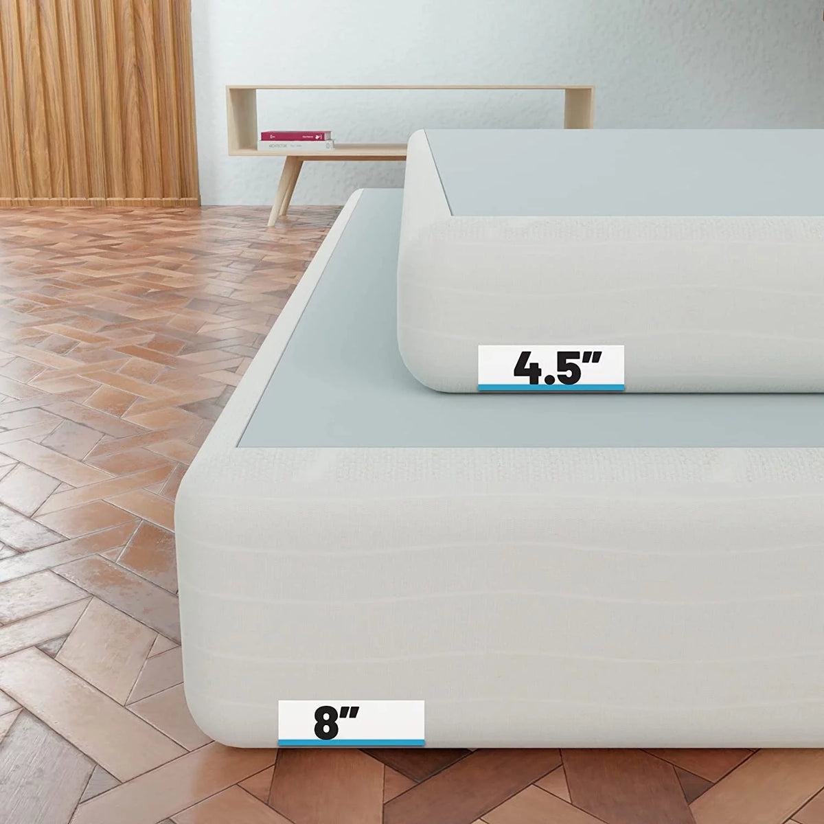 White 4.5-Inch Wood Box Spring R710903