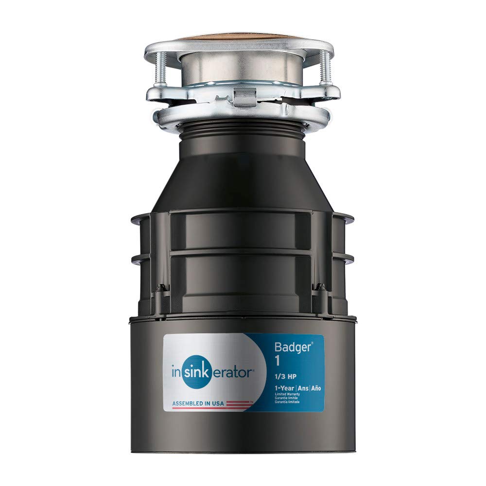 Black 1/3 HP Continuous Feed Garbage Disposal, Black 1/2 HP Continuous Feed Garbage Disposal O251781