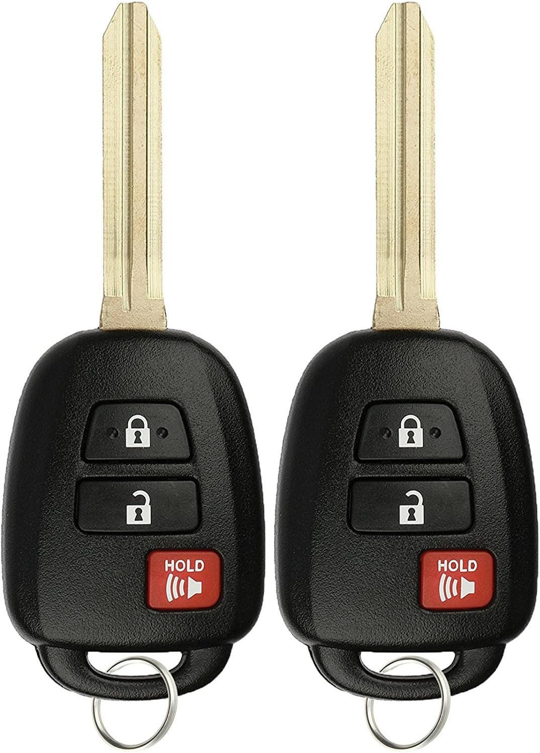 Keyless Entry Car Remote Control Ignition Key Fob Replacement (Pack of 2) Q72485