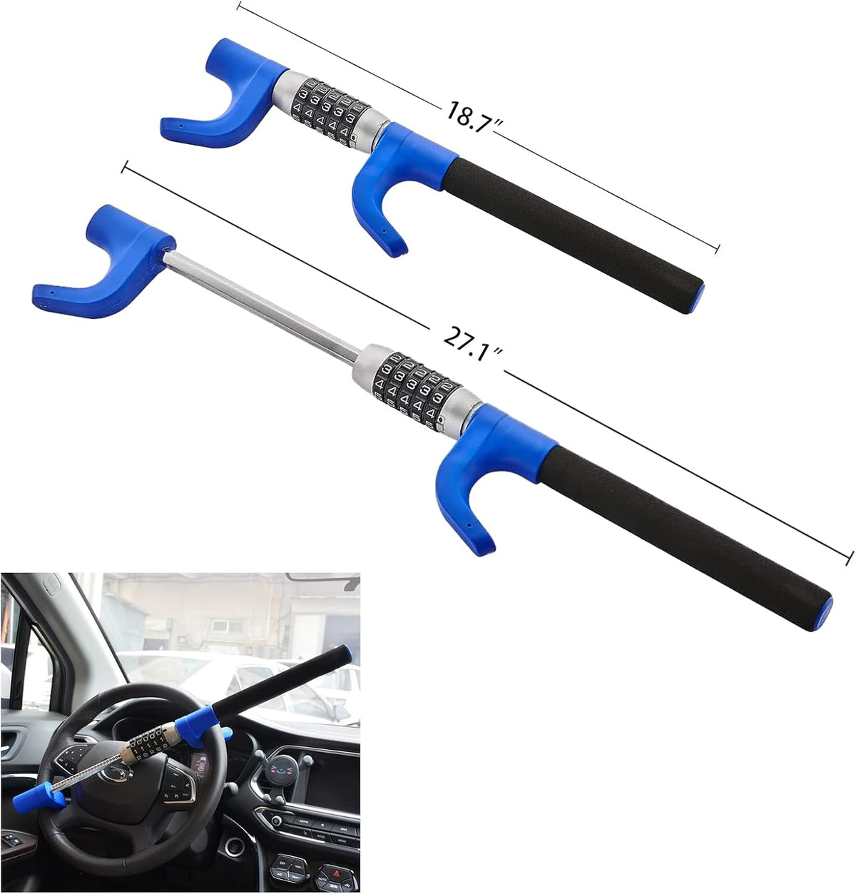 Universal Anti Theft Steering Wheel Lock M411