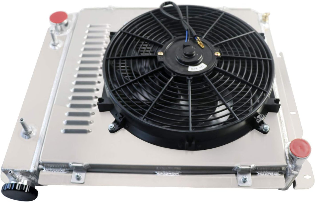 4 Row All Aluminum Radiator with Shroud Fan H438442