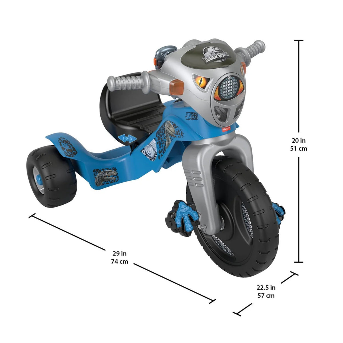 Jurassic World Velociraptor Dinosaur Tricycle V842579