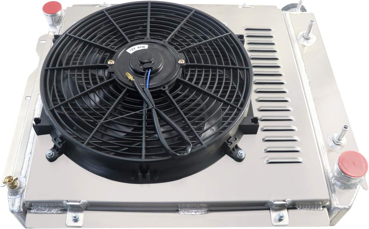 4 Row All Aluminum Radiator with Shroud Fan H438442