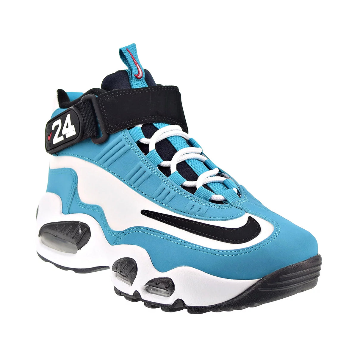 Aqua Marine Black White Men's Shoes C757486