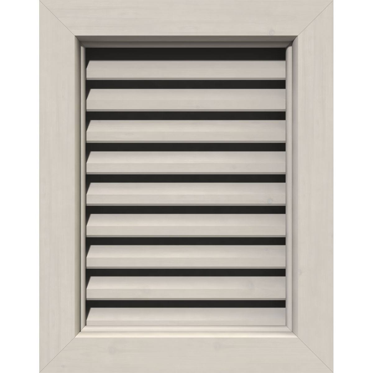 Primed Smooth Vertical Gable Vent B54732