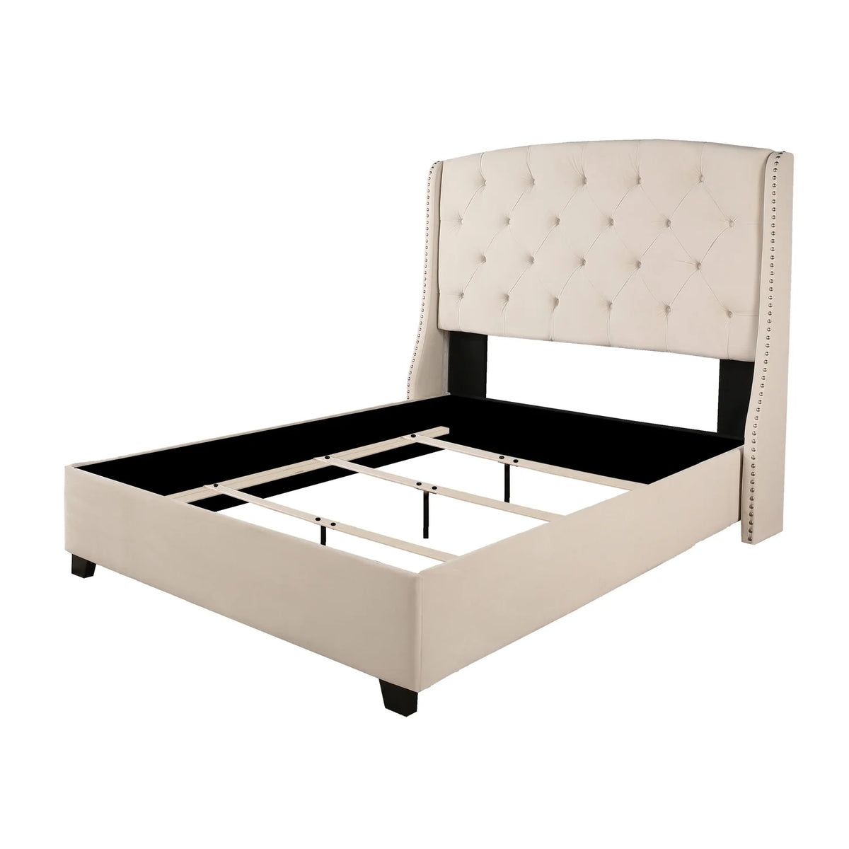Upholstered King Bed with Nailhead Trim C347113