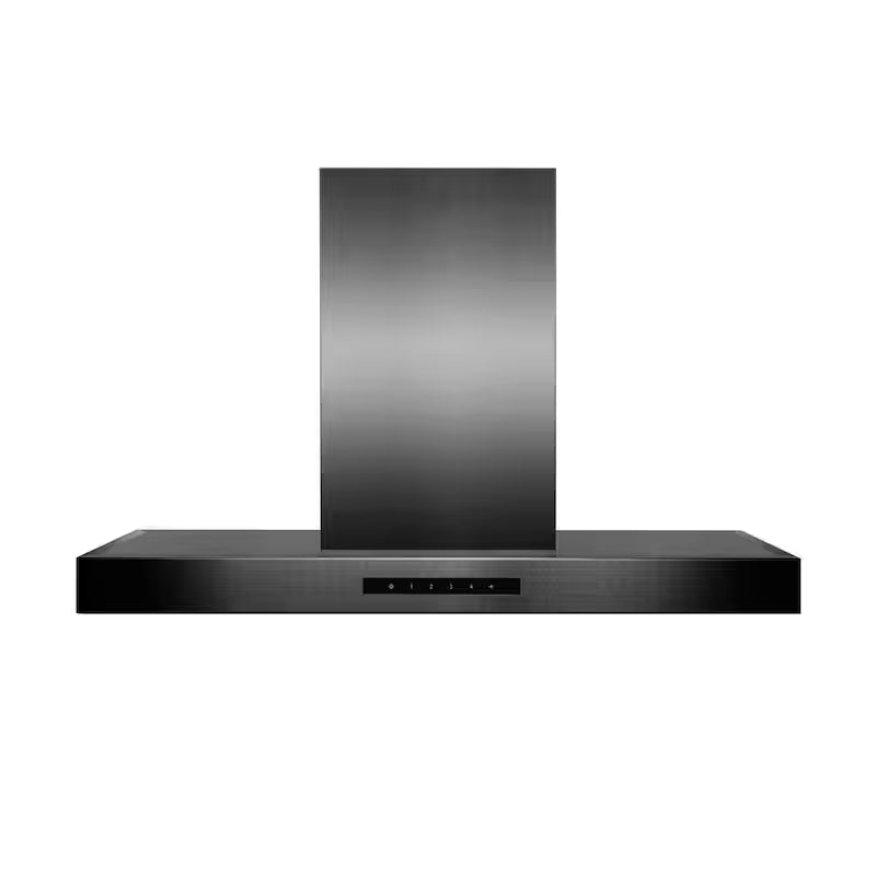 Black Stainless Steel Island Mount Range Hood W63419