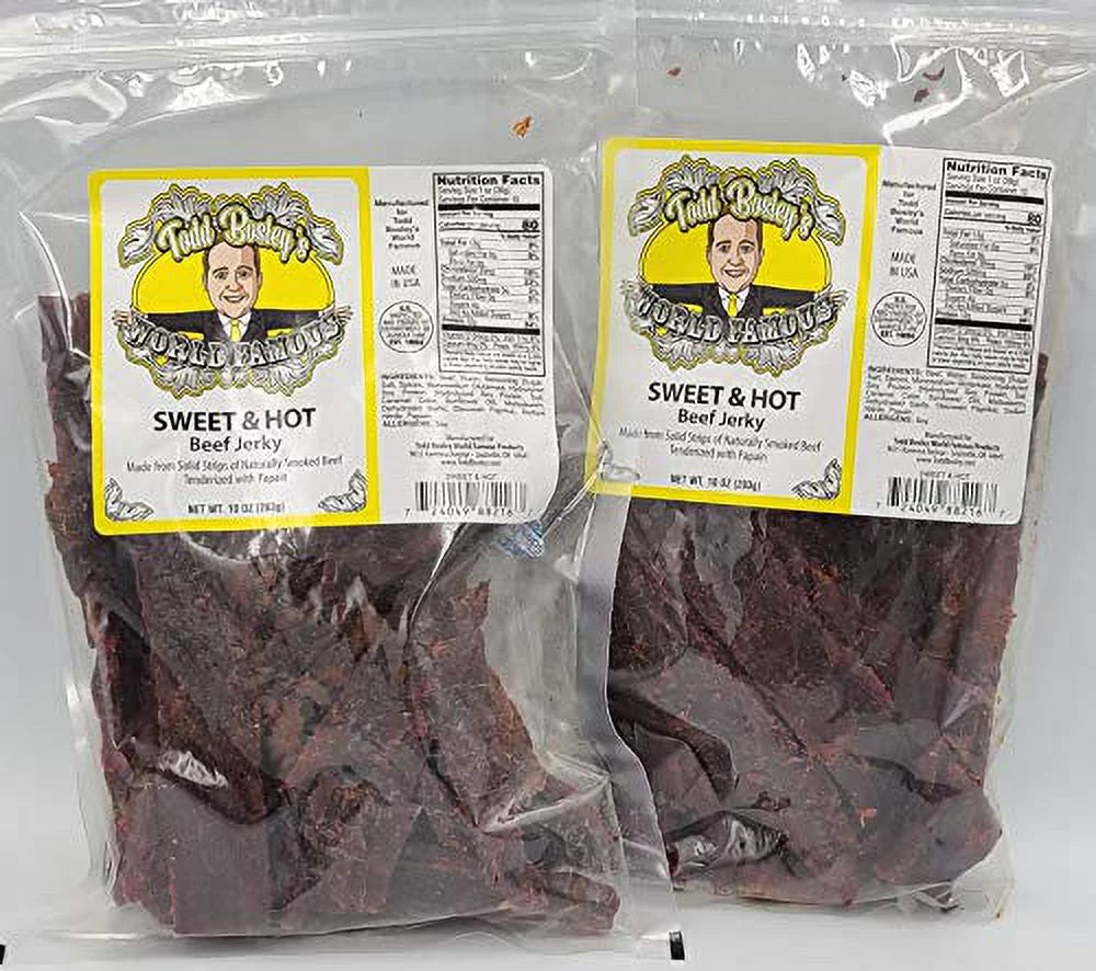 10 Oz Sweet & Hot Jerky 2 Pack A416