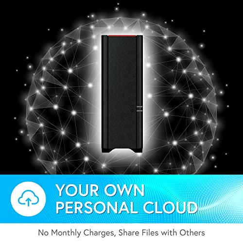 4TB 1-Bay NAS Network Attached Storage with HDD Hard Drives D267931