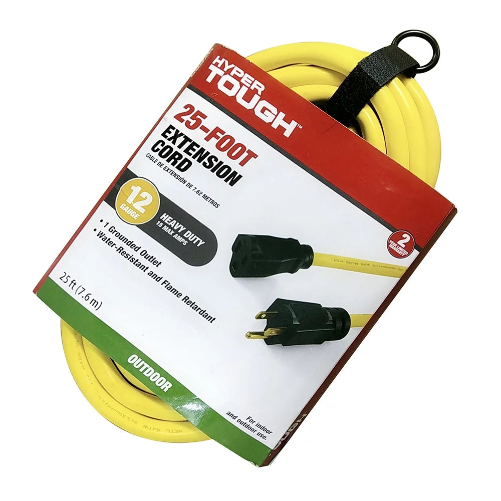 25FT 12/3 Extension Cord Yellow N299