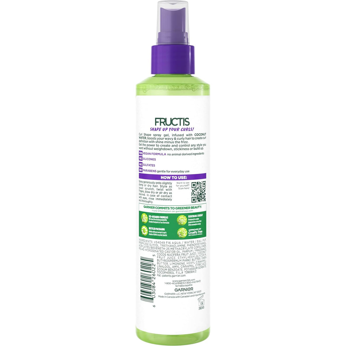 Curl Defining Spray Gel, 8.5 Fl Oz H74703
