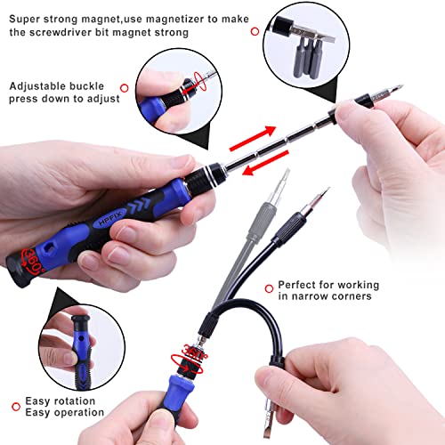 124-Piece Magnetic Precision Screwdriver Set P20929