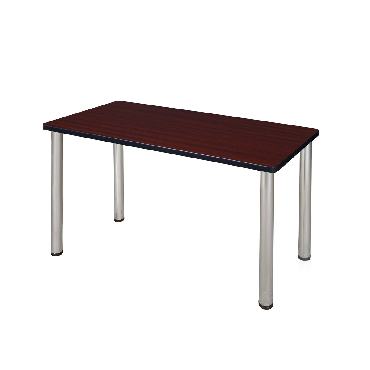 Mahogany Chrome Training Table K779