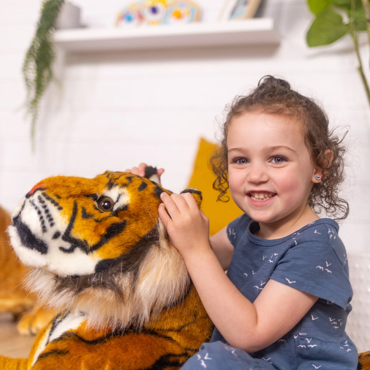 Giant Tiger Stuffed Animal Over 5 Feet Long R152279