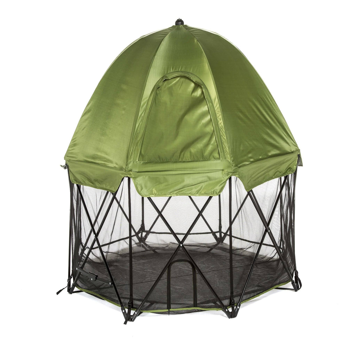 Green Eight Panel Pet Pen with Canopy T66172