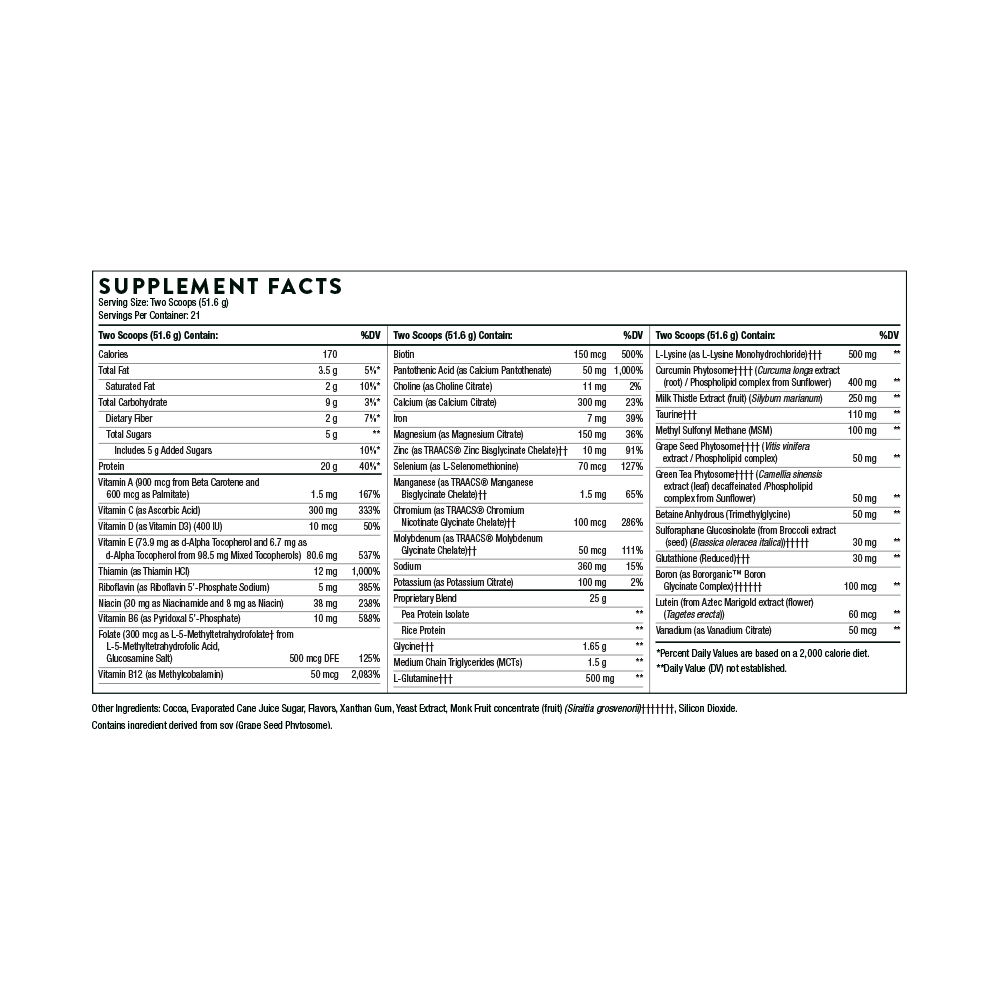 Chocolate Rice and Pea Protein Drink Powder 38.2 Oz J3993