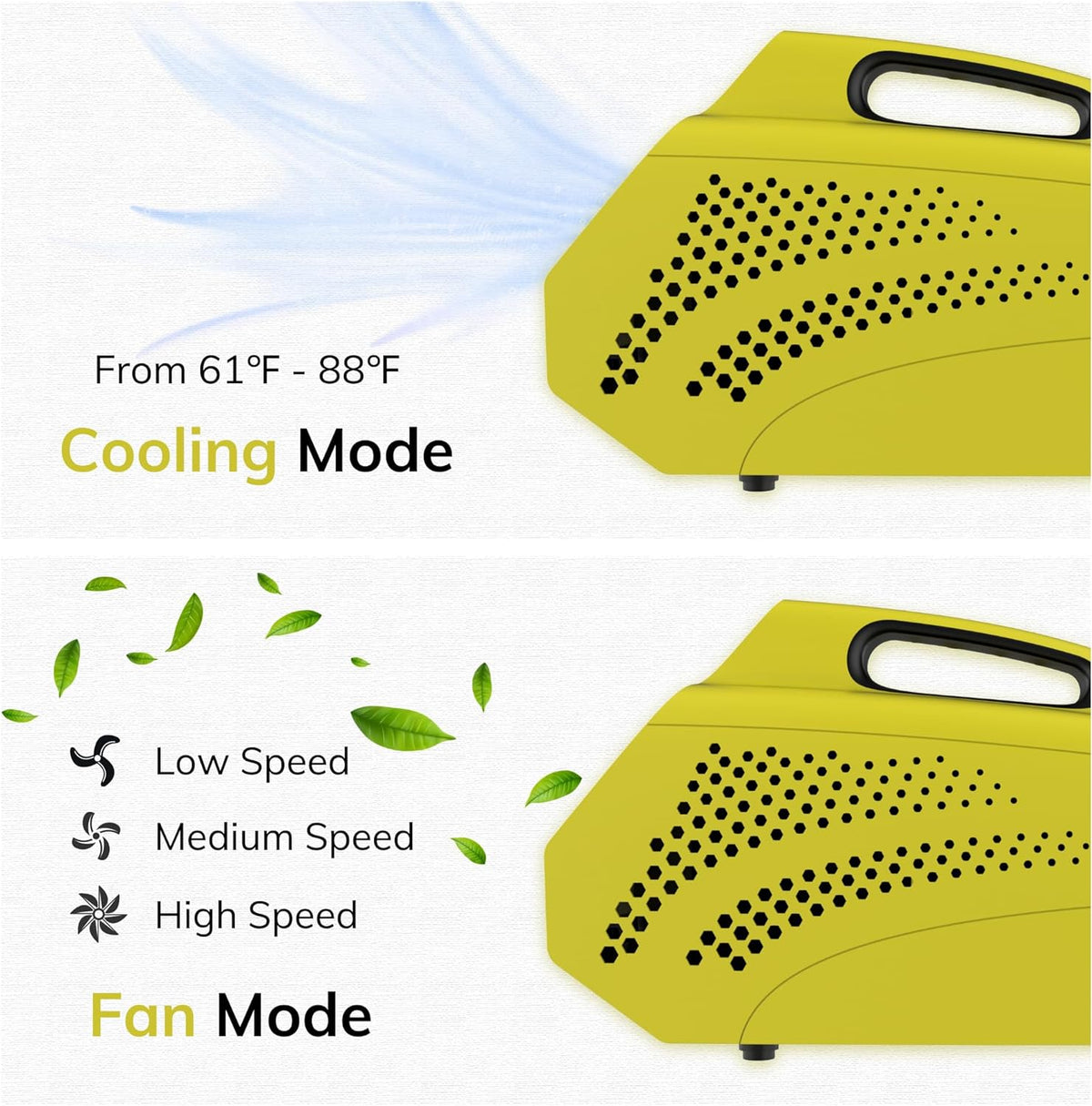 Portable Air Conditioner with 3-Speed Fan M533962