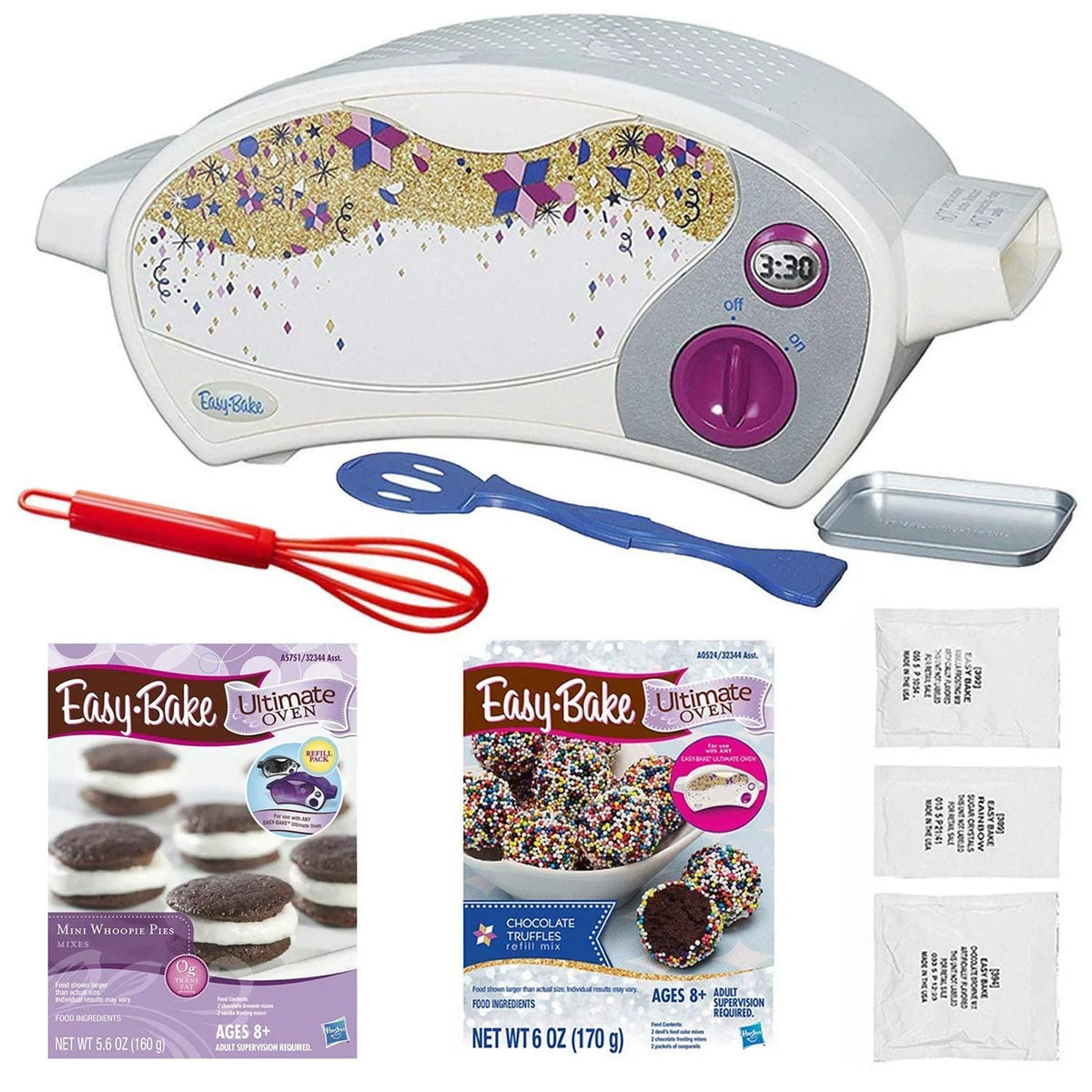 Easy Bake Oven with Refill Mixes and Mini Whisk L39830