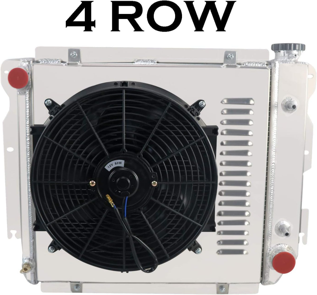 4 Row All Aluminum Radiator with Shroud Fan H438442