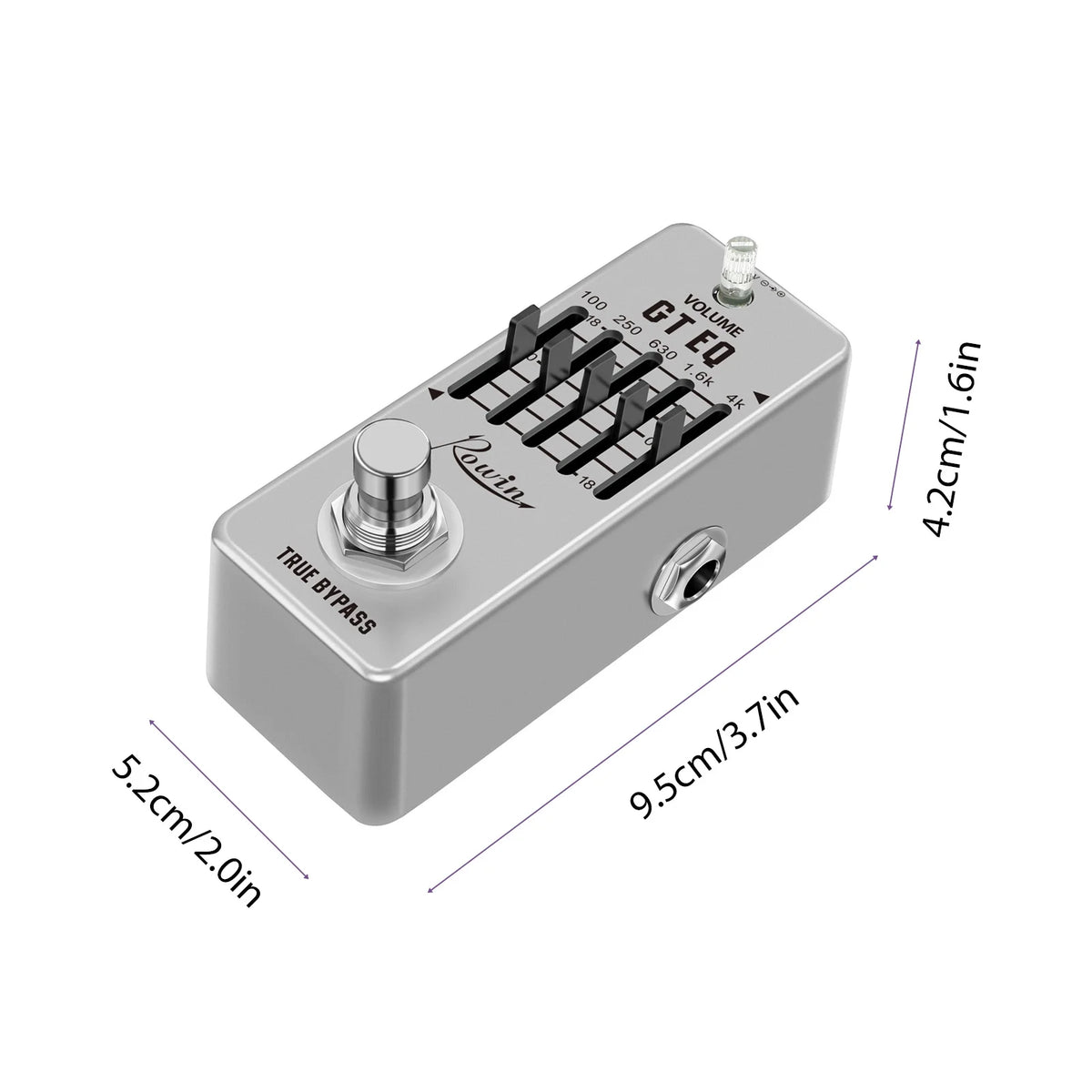 5-Band EQ Pedal for Electric Guitar with True Bypass T906708