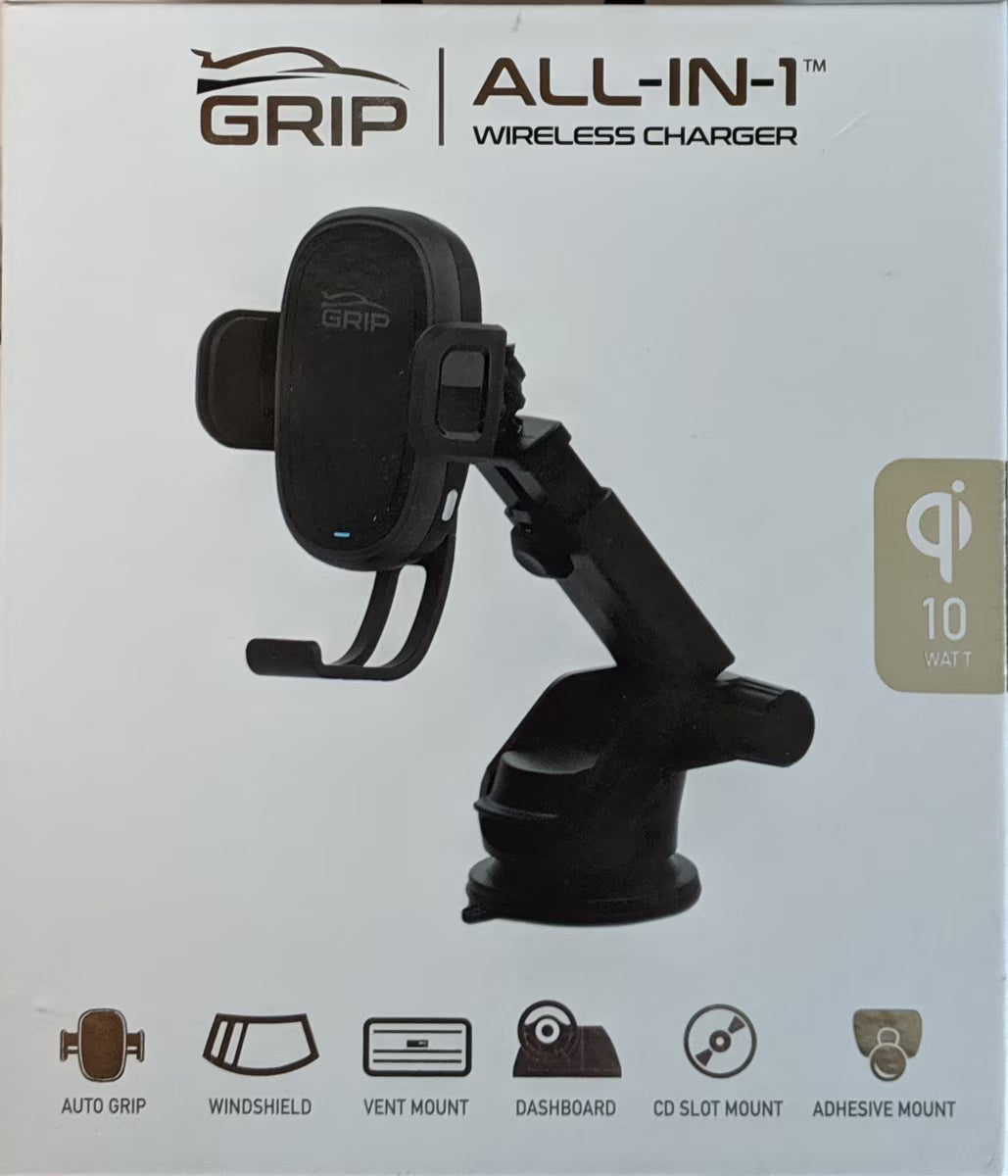 Wireless Charging Car Mount for Qi enabled phones (10 watt) Y4397