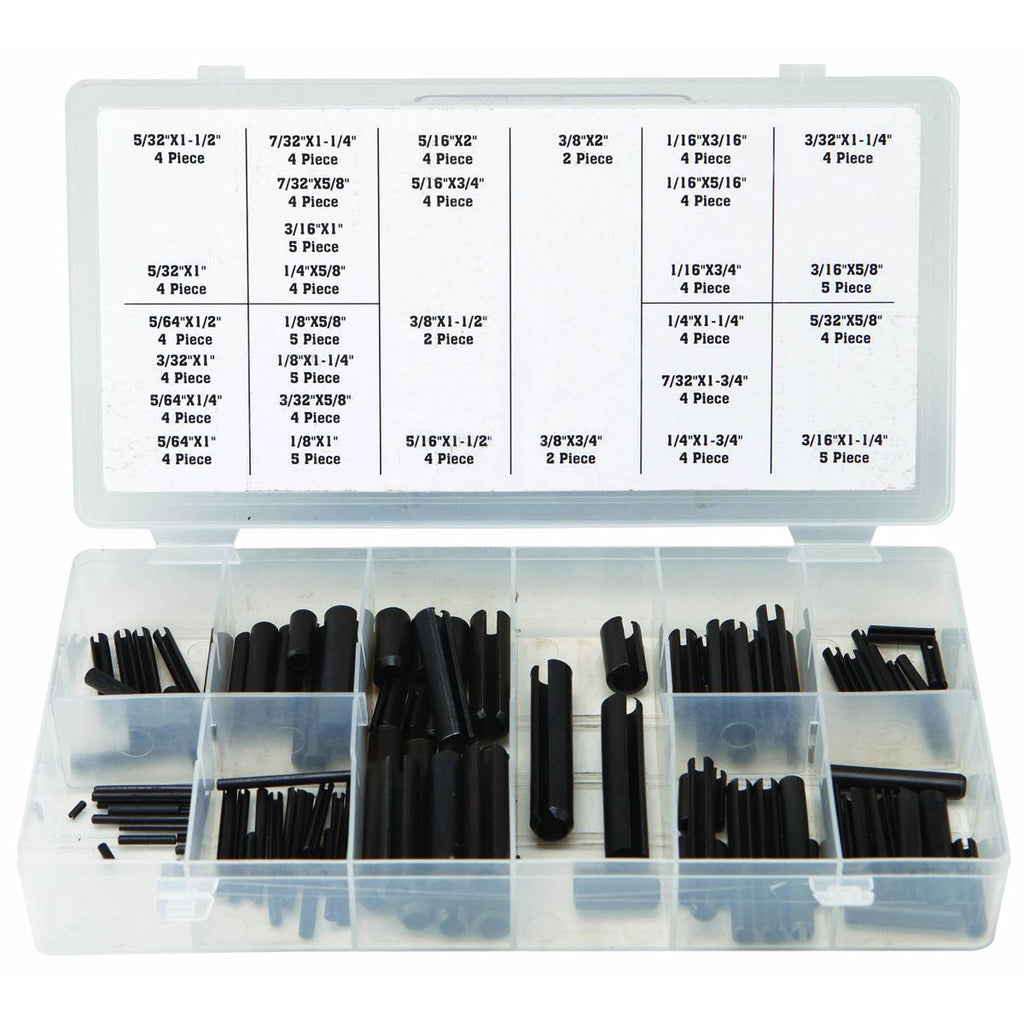Roll Pin Assortment, 120-Piece B65466