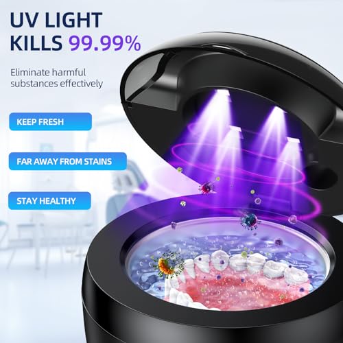 Ultrasonic Retainer Cleaner with 200ML Capacity, 45kHz, 4 Modes Q37209