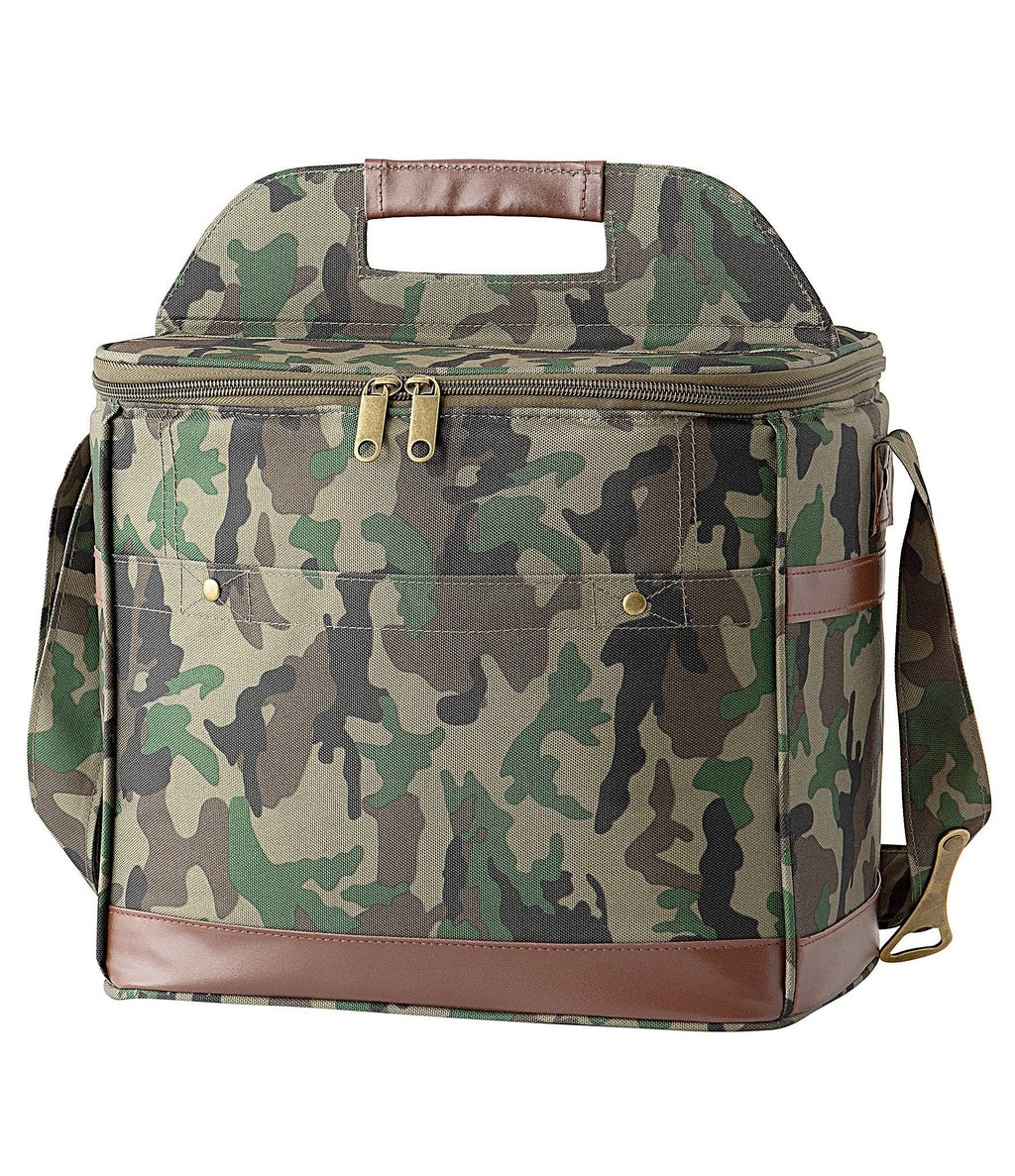 Green 12 Pack Camo Cooler S935