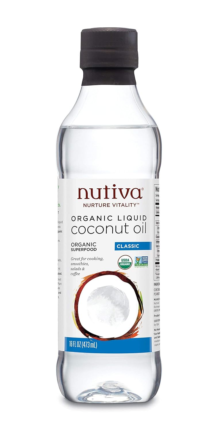 Organic Liquid Coconut Oil, 16-ounce P60809