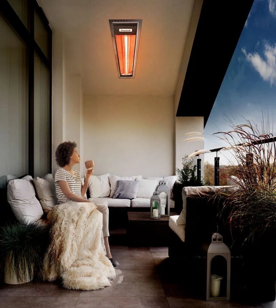 4000 Watt Electric Infrared Dual Element Wall Mount Heater O835