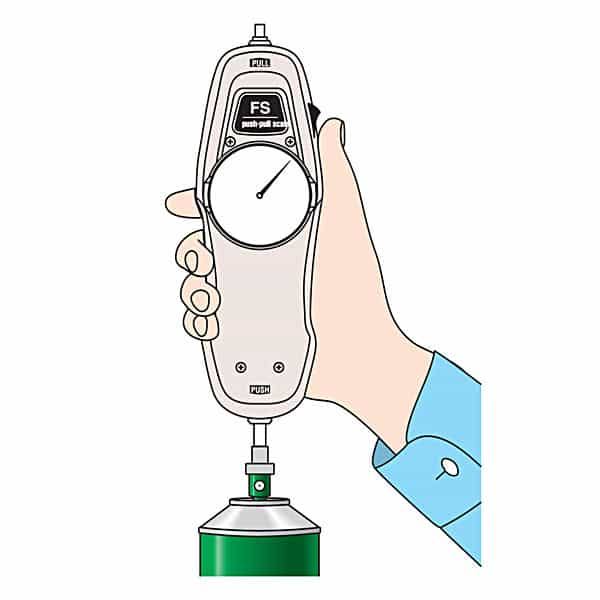 Analog Mechanical Force Gauge, 100 lb U4258