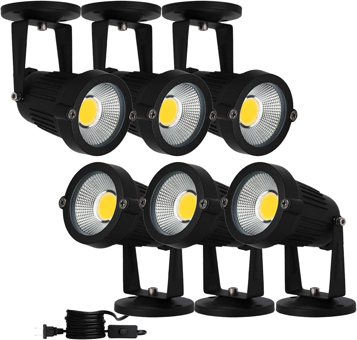 6 Pack 5W LED Spotlight Warm White O27486